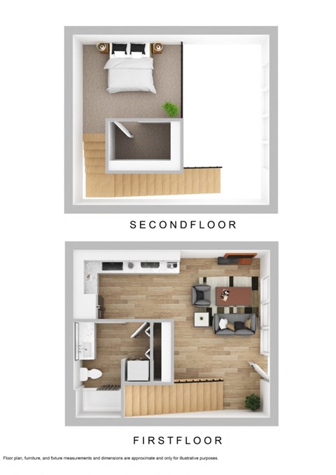 Floor plan for 1 bed, 1 bath, 639 sqft